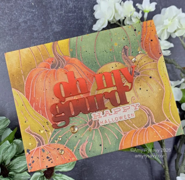 12 Pumpkin and Jack O' Lantern Handmade Card Ideas for Halloween
