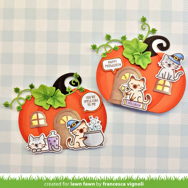 12 Pumpkin and Jack O' Lantern Handmade Card Ideas for Halloween